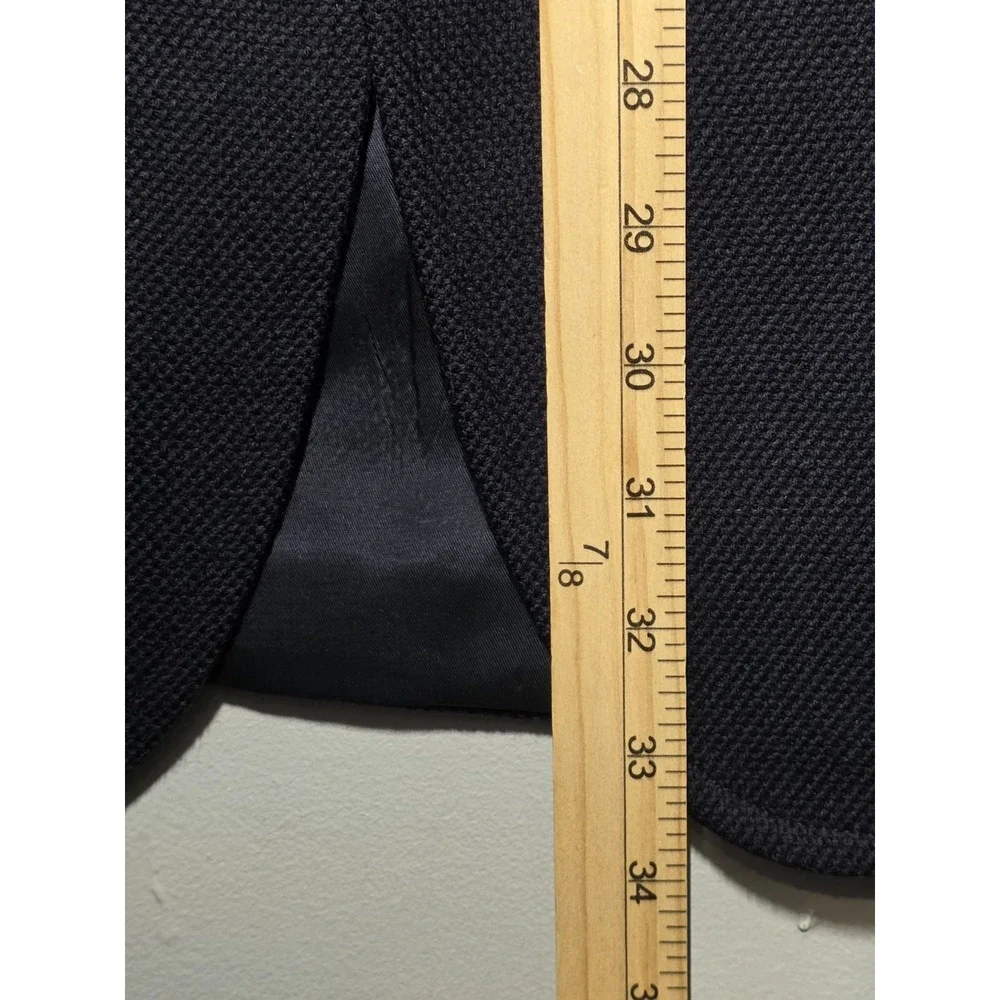 Chaps Ralph Lauren Hopsack Mens 42R Navy Virgin Wool Gold-Button Sport Coat